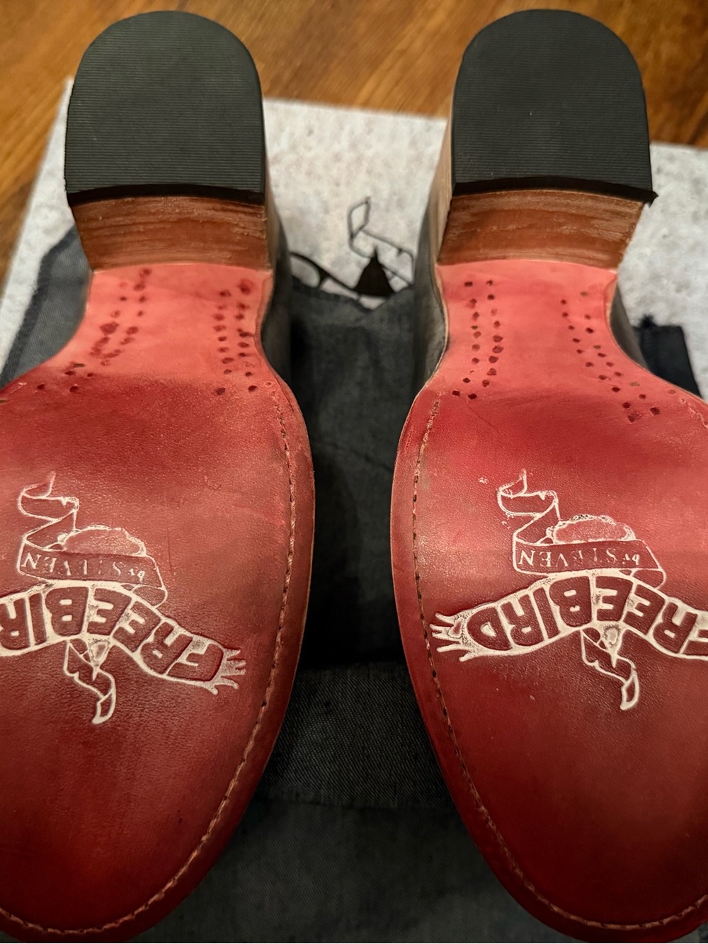 Freebird Loafer with Block Heel size 8